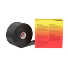 Scotch Rubber Splicing Tape, 23, blk, wth linr, 0.76mmx50mmx9.1m