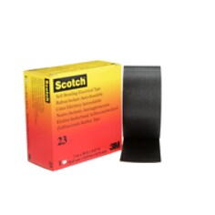 Scotch Rubber Splicing Tape, 23, blk, wth linr, 0.76mmx50mmx9.1m