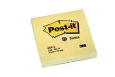 Post-it® Notes Mini Cube, Orange, Pink and Yellow, 51 mm x 51 mm, 400  Sheets/Pad, 1 Pad/Pack