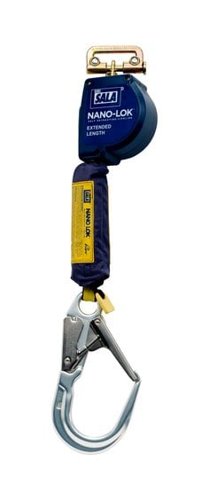 3M™ DBI-SALA® Nano-Lok™ Extended Length Single Leg Self-Retracting Lifeline, Web 3101644, 2.80m