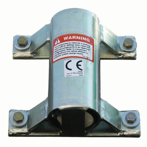 3M™ DBI-SALA® Advanced™ Wall Mount Sleeve Davit Base 8568348, Silver, 1 EA/Case