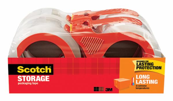 Scotch Long Lasting Storage Packaging Tape with dispenser
