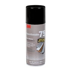 3M 75 Scotch-Weld Spray - Repositionable Aerosol Adhesive - Clear