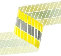 3M™ Scotchlite™ Lámina reflectante termosoldable segmentada 5697, Amarillo-Plata-Amarillo –