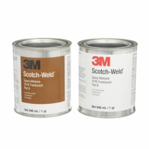 3M™ Scotch-Weld Epoxy Adhesive 2216, Translucent, Part B/A, 2 Quart, 6 Kit/Case image 3M™ Scotch-Weld Epoxy Adhesive 2216, Translucent, Part B/A, 2 Quart, 6 Kit/Caseimage