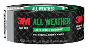 3M™ All Weather Duct Tape 2525, 1.88 in x 25 yd (48 mm x 22.8 m), 12 rls/cs image 3M™ All Weather Duct Tape 2525, 1.88 in x 25 yd (48 mm x 22.8 m), 12 rls/csimage
