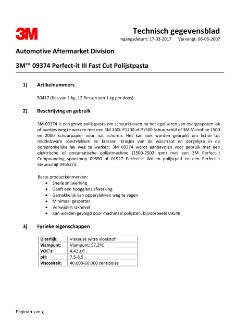 3M™ 09374 Perfect-it III Fast Cut Polijstpasta