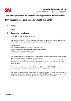 3M™ Revestimiento para Soldadura Weld Thru 50410