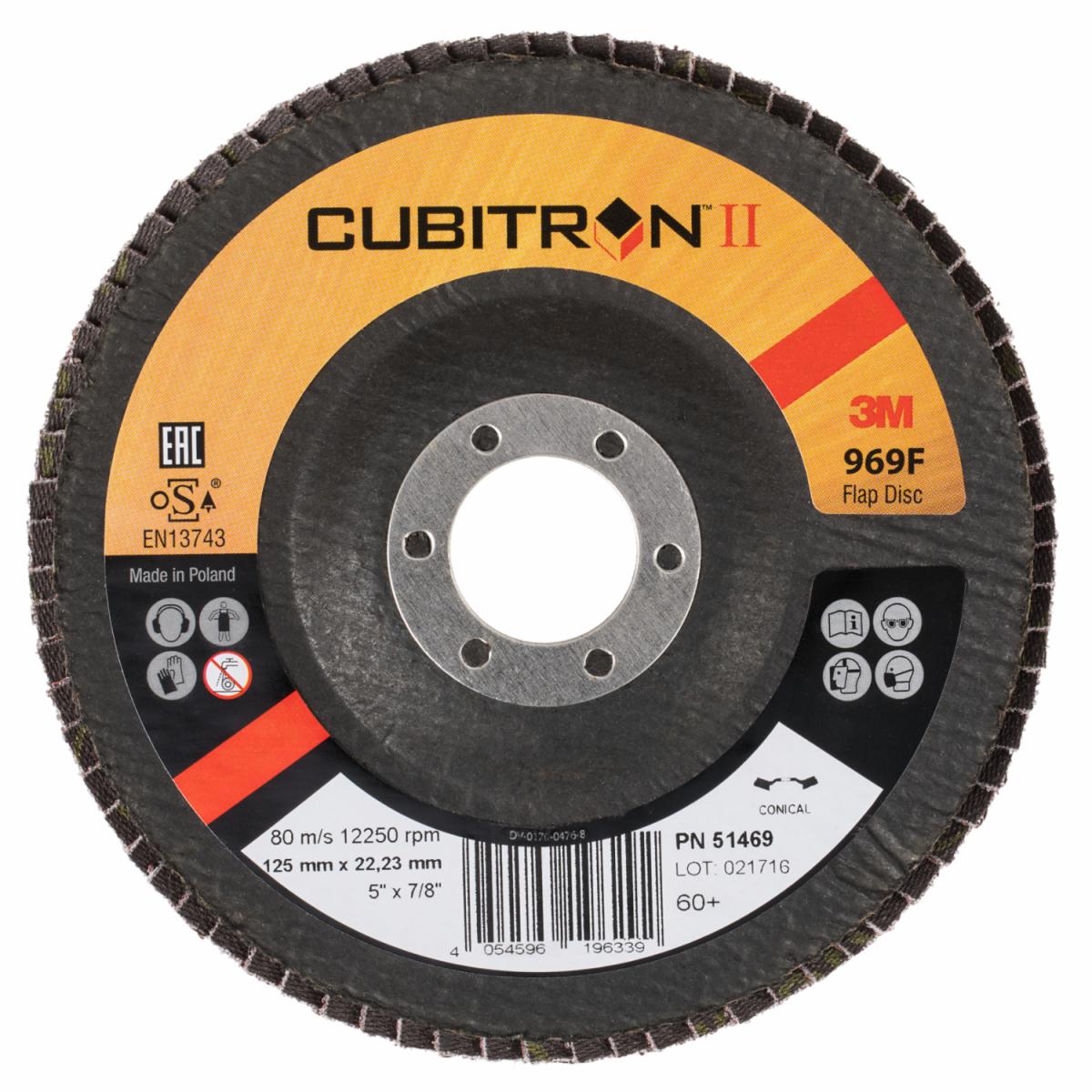 ™ Cubitron II Flap Disc 969F