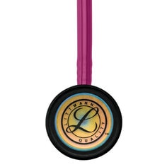 Littmann® Classic III, rainbow chestpiece, raspberry tube, 69cm