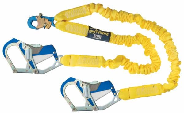 ™ DBI-SALA ShockWave 100% Tie-Off Stretch Web Shock-Absorbing Lanyard 1246416