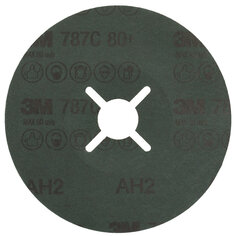 3M™ Dysk fibrowy 787C, 80+, 125 mm x 22 mm