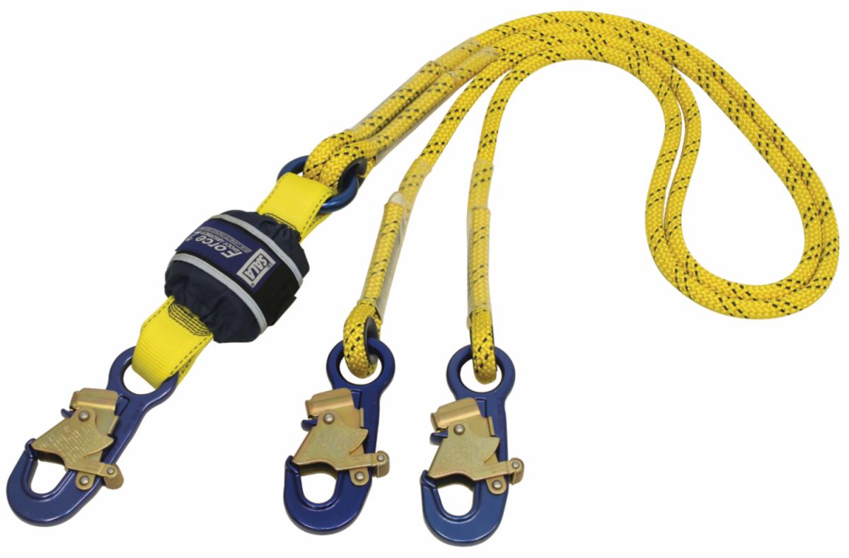 3M™ DBISALA® Force2™ Shock Absorbing Kernmantle Rope Lanyard Double
