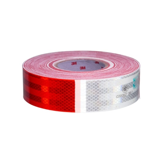 3m 一级车身反光标识 983-326, 红/白, 5厘米 x 45.