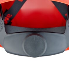 G3000NUV-R-RD 3M™ Elmetto di protezione  con Uvicator, con cricchetto e fascia antisudore in plastica, ventilato, Rosso