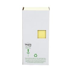 Post-it® Recycled Notes, canary yellow