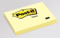 Post-It® 657 Notes 3"X4" Canary Yellow 100Sht 144Pds/Cs