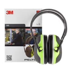 Casque antibruit 3M™ PELTOR™ X4A avec serre-tête, Hi-Viz