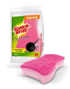 Scotch-Brite® Non Scratch Sponge Pink