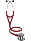 3M™ Littmann® Cardiology IV™ Stethoscope, Mirror-Finish Chestpiece and Stem, Burgundy Tube, 6170