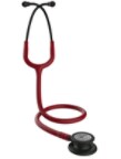 3M™ Littmann® Classic III™ Stethoscope, Black-Finish Chestpiece, Burgundy Tube, 5868