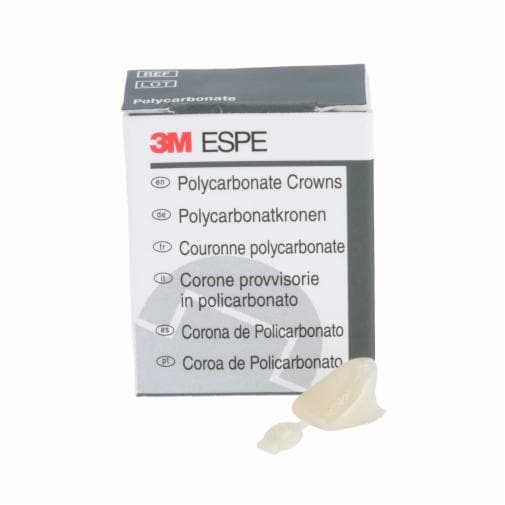 3M ESPE Polycarbonate Replacement Crown, upper left central, #17