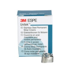 3M ESPE Unitek Stainless Steel First Permanent Molar Crown, 900321, upper right, size 1