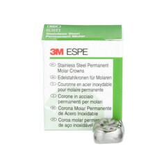 3M ESPE Stainless Steel First Permanent Molar Replacement Crown, 6-UR-3, upper right