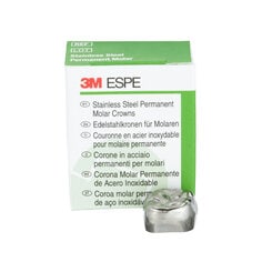 3M ESPE Stainless Steel First Permanent Molar Replacement Crown, 6-UR-5, upper right