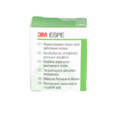 3M ESPE Stainless Steel First Permanent Molar Replacement Crown, 6-LR-6, lower right