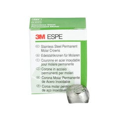 3M ESPE Stainless Steel First Permanent Molar Replacement Crown, 6-LR-7 lower right