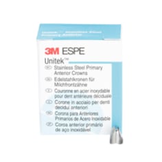 3M ESPE Unitek Stainless Steel Primary Anterior Crown, 907034, upper right lateral, size 4