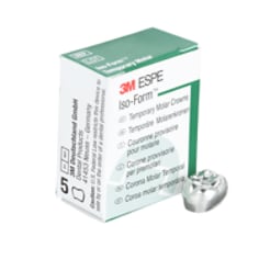 Couronnes Dentaires 3M ESPE U-74 Iso-forme - Alliage étain-argent - Pour 2ème Molaire Supérieure Droite - Lot