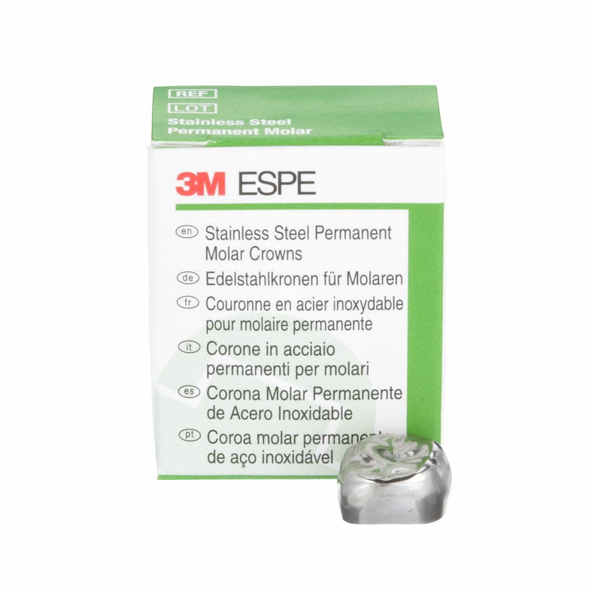 3M™ ESPE™ Stainless Steel First Permanent Molar Replacement Crown, 6UR