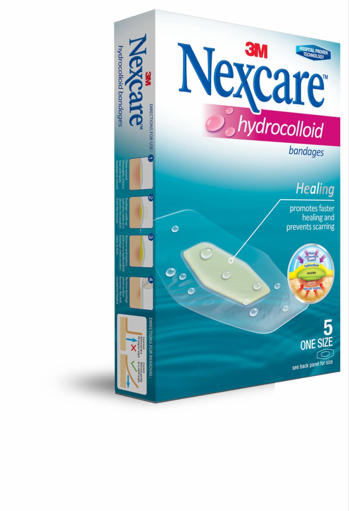 Nexcare™ Hydrocolloid Bandage, Regular, 5/Box 3M Singapore
