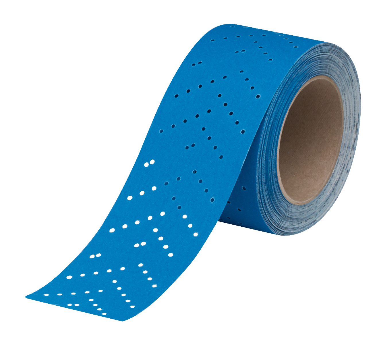 3M™ Hookit™ Blue Abrasive Sheet Roll 321U, 36196, 400, 2.75 in x 13 yd, Multi-hole, 4 Cartons/Case