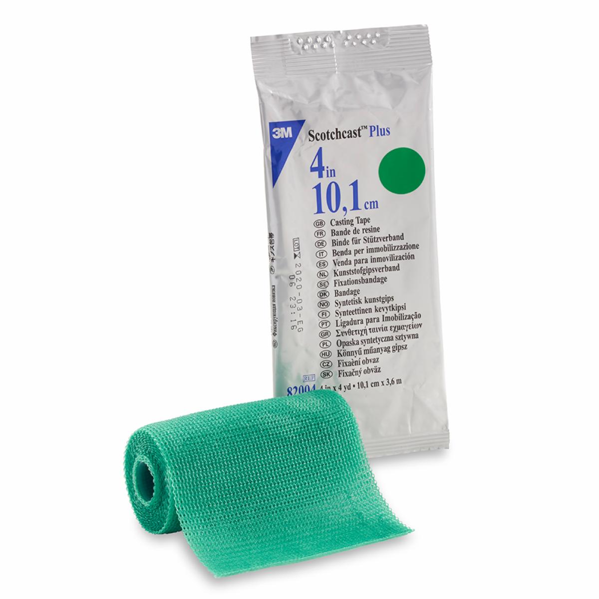 3M™ Scotchcast™ Plus Casting Tape, 82004G, GREEN, 422 X 4YD, 10 Roll