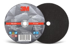 3M™ Silver Cut-Off Wheel  87462 4 in., front view