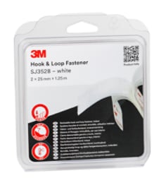 3M™ Hook & Loop Fastener, SJ352B, black