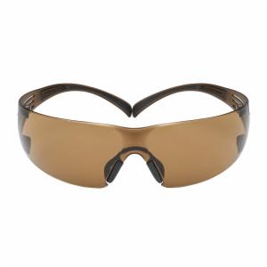 3M™ SecureFit Safety Glasses SF405SGAF-BLA, Black/Brown, Brown Scotchgard Anti-fog Lens, 20 EA/Caseimage