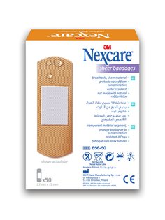 Nexcare™ 576-50DP Active Bandages, Assorted, 44/box back