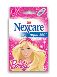 Nexcare™ Waterproof Barbie 14ea/box front