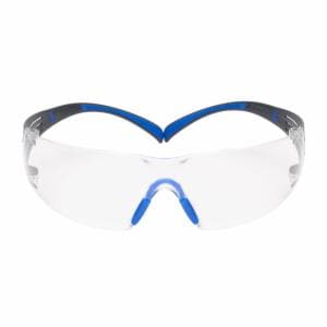 3M™ SecureFit Safety Glasses SF401SGAF-BLU, Blue/Gray, Clear Scotchgard Anti-fog Lens, 20 EA/Caseimage