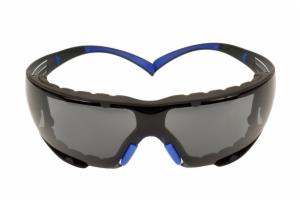 3M™ SecureFit Safety Glasses SF402SGAF-BLU-F, Blue/Gray, Gray Scotchgard Anti-fog Lens, Foam Gasket, 20 EA/Caseimage