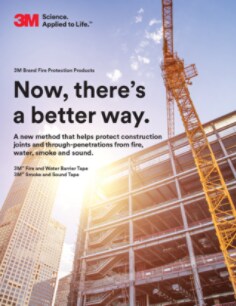 Brochure for 3M™ Fire and Water Barrier Tape and 3M™ Smoke and Sound Tape