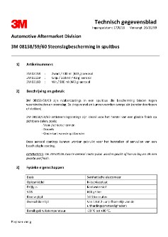3M™ Steenslagbescherming in spuitbus  08158/08159/08160