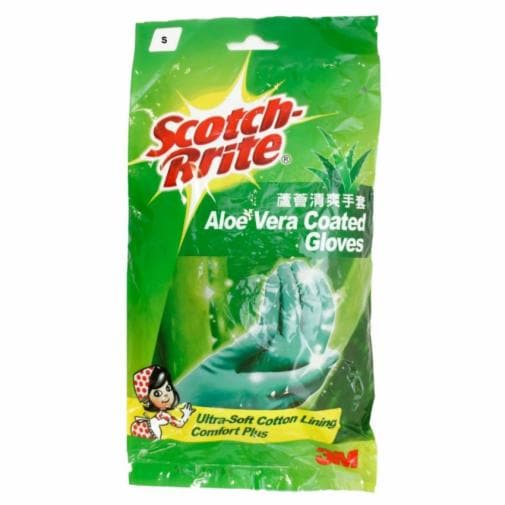 ScotchBrite™ Aloe Vera Gloves, SB Aloevera Small691C04530G3, 24 Pair