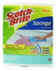 Scotch-Brite™ Sponge Cloth 9055, Random, Pack of 2