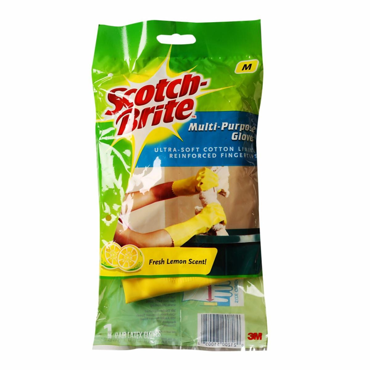 ScotchBrite Multi Purpose Gloves MPMed491MNova52MA, M Size 3M