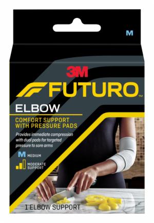 FUTURO Comfort Elbow with Pressure Pads, 47862ENR, Medium image FUTURO Comfort Elbow with Pressure Pads, 47862ENR, Mediumimage